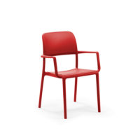 Nardi_chairs_RIVA_rosso_forma_design