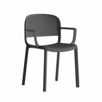 Pedrali-armchair-Dome-266-dark-gray-forma-design