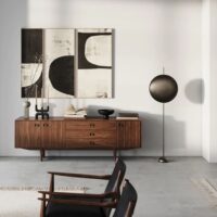 Copenhagen-101-Lampada-da-Terra-Totem-Bronzo-living-room-Forma-Design