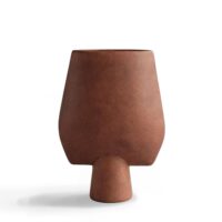 Copenhagen-101-Sphere-Vase-Square-Big-Terracotta-Forma-Design