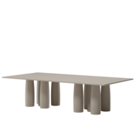 Kettal Table Il Colonnato Minera stone dining table Antique Rose