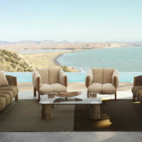 Kettal table Plumon Centre table Green Opal-2