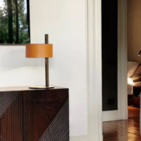 Oluce Lamp Parallel 296 Leather-2