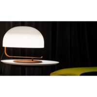 Oluce lamp Zanuso 275 Brown-4