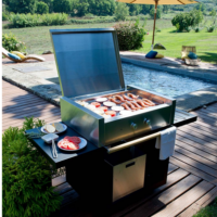 Unopiu Burner Barby Barbecue With Three Burners-2