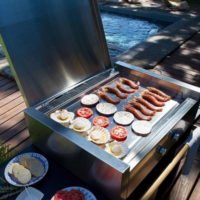Unopiu Burner Barby Barbecue With Three Burners-3