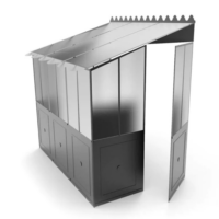 Unopiu Orangery Leaning greenhouse(right)-1