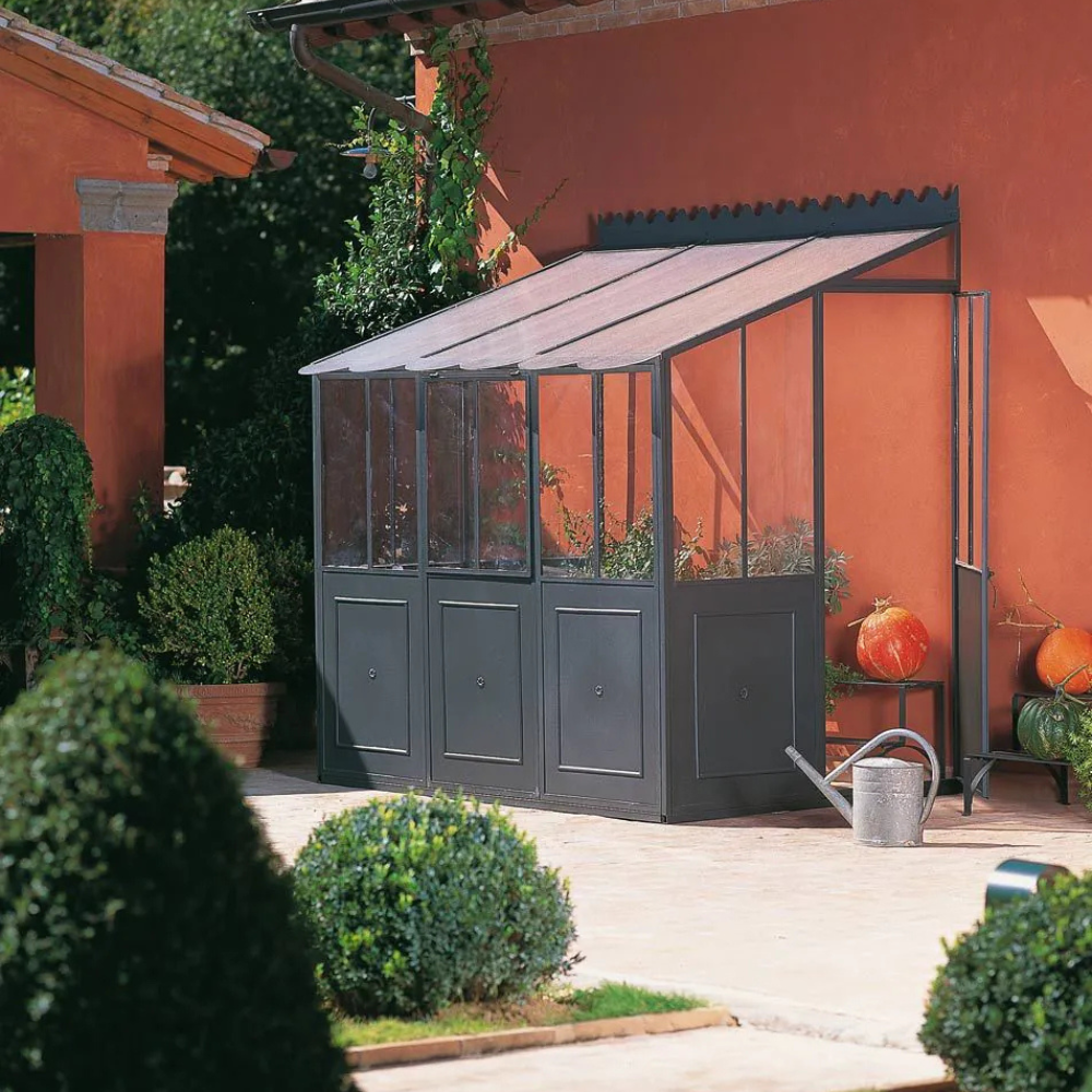 Unopiu Orangery Leaning greenhouse(right)-2