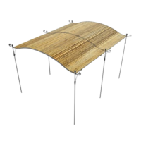 Unopiu Solarium Bamboo mat covering for curved self-support-1