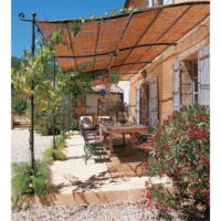 Unopiu Solarium Curved leaning pergola extension-2