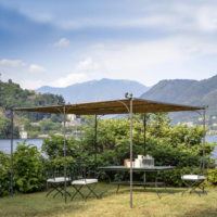 Unopiu Solarium Self-supporting flat Pergola-2