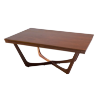 Unopiu table Rectangular table C'est la vie with extractable tops-1
