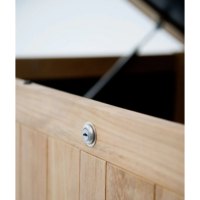 Unopiu trunk Chelsea teak trunk in assembly kit-3