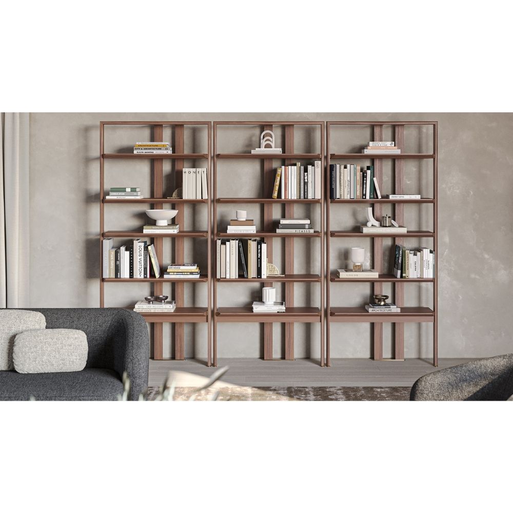 Vibieffe Bookcase 9810 Next Wood Brown-2