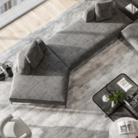 Vibieffe Sofa 120 Modern Air grey-1