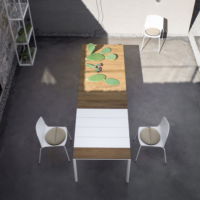 kristalia Table maki-slatted white-2