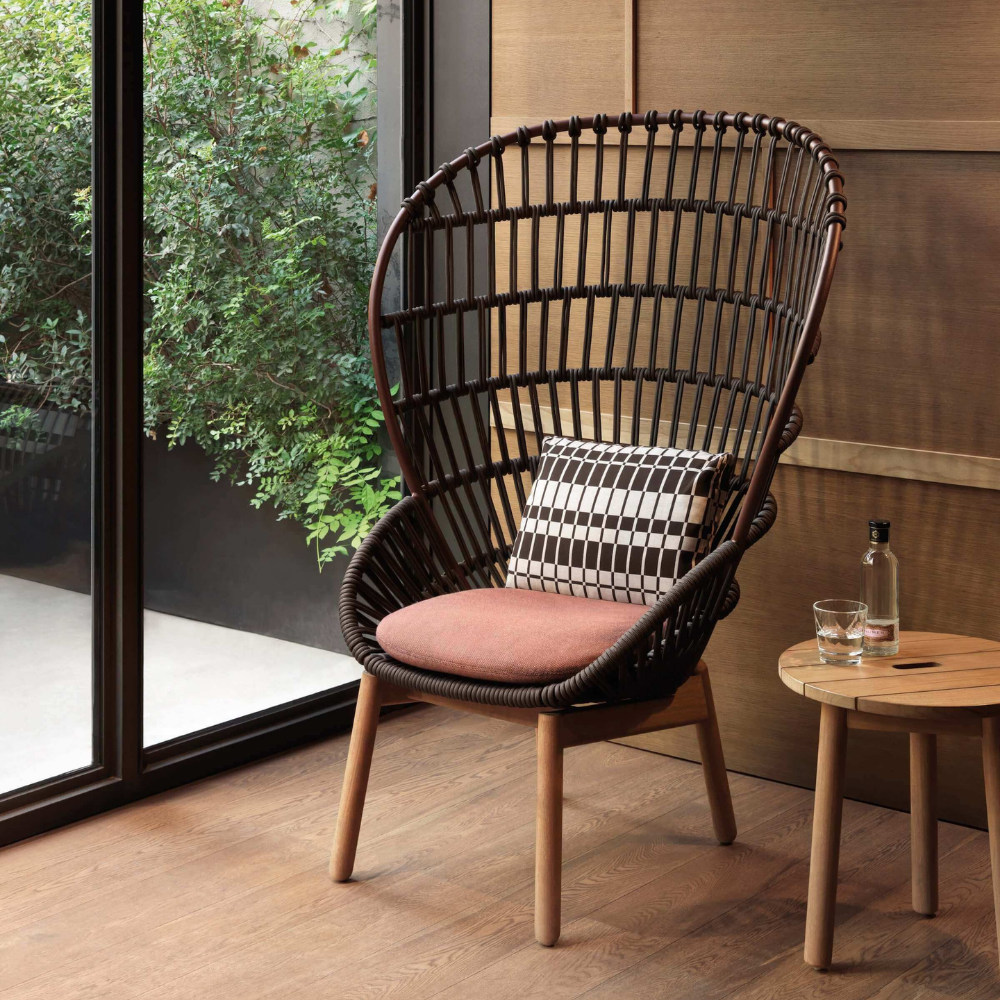 Kettal Club Armchair Teak Legs Cala-2