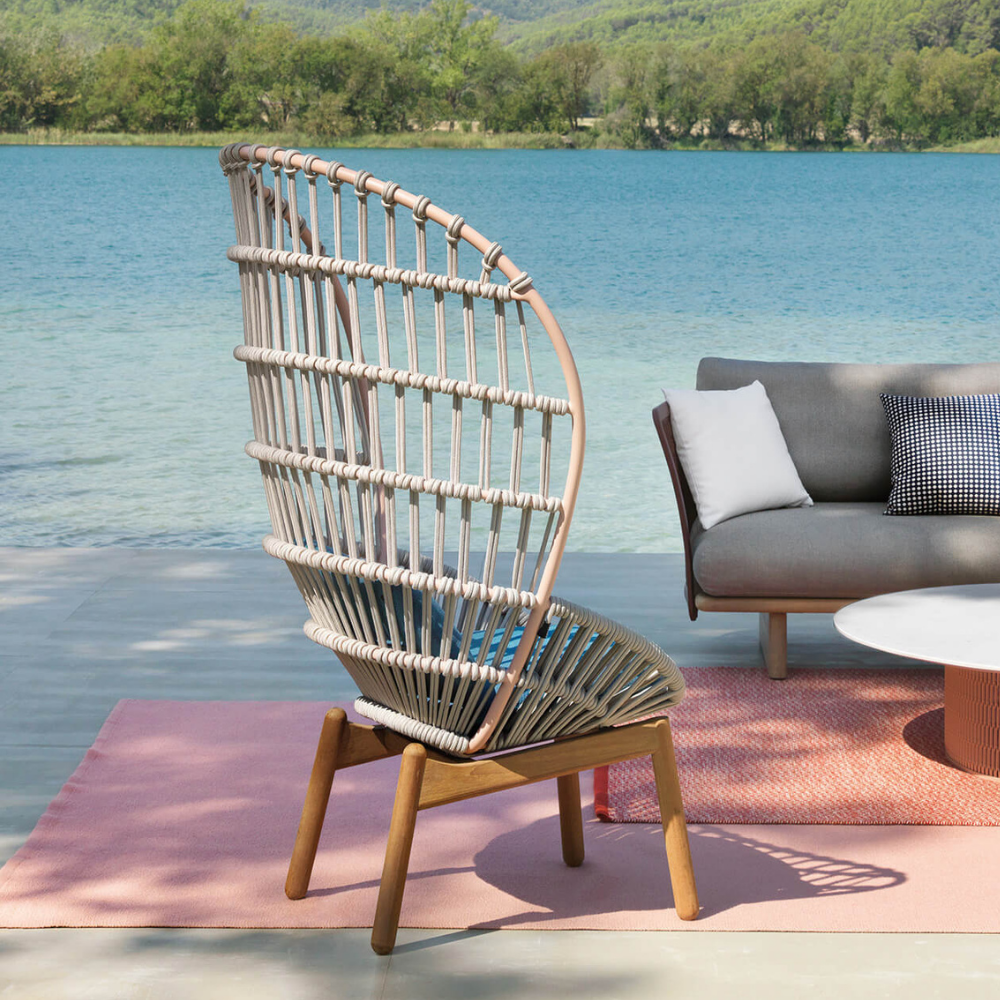 Kettal Club Armchair Teak Legs Cala-4