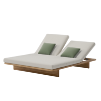 Kettal Double Deckchair Mesh-1