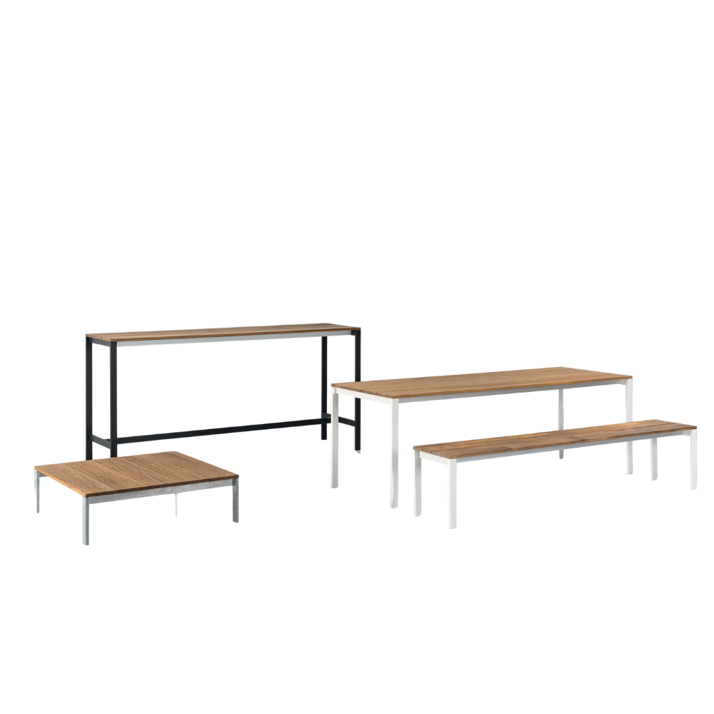 Kristalia Table Bench Be–Easy Slatted-1