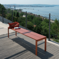 Kristalia Table Bench Be–Easy Slatted-4