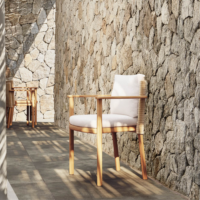 Kettal Dining Armchair Stackable Giro-2