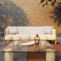 Kettal Sofa 3 Seater Plumon - 4