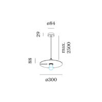 MIRRO CEILING SUSPENDED 1.0 2.5m~