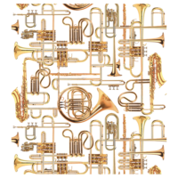 London Art Wallpaper Donald trumpet-1