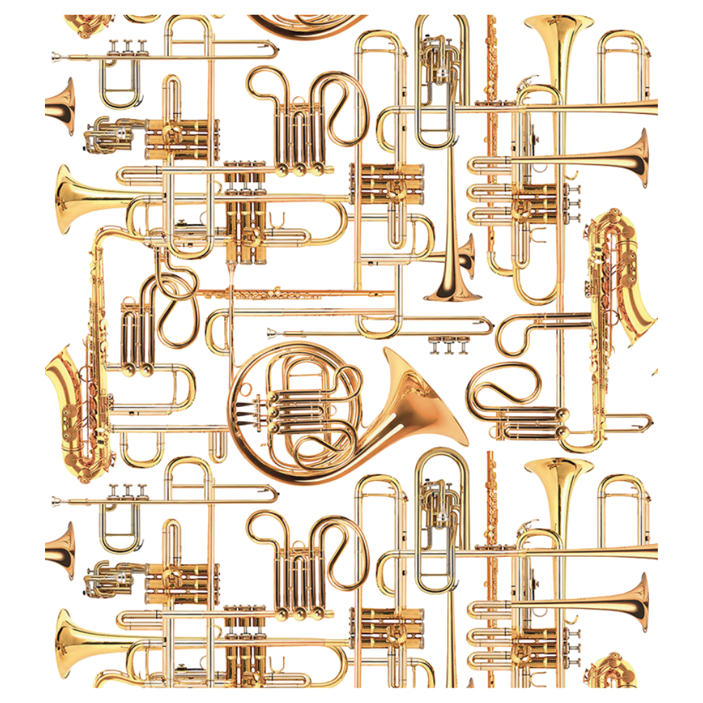 London Art Wallpaper Donald trumpet-1