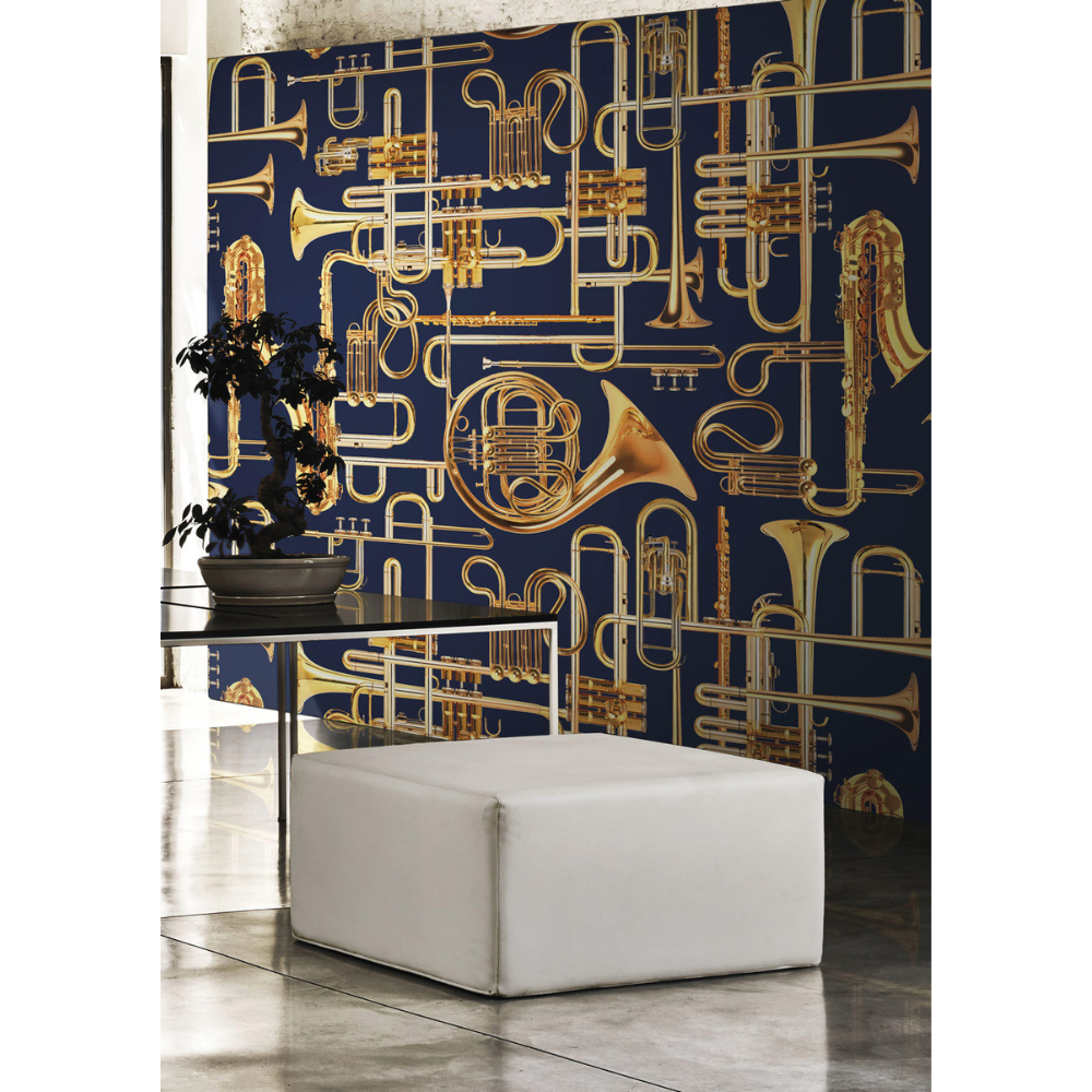 London Art Wallpaper Donald trumpet-4