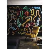 London Art Wallpaper Snakes storm-2