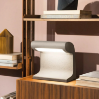 Nemo Lighting Table Lamp Small Concrete Bolon-3