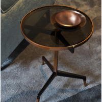 Rubelli Calle stella side table new - Glass top-2