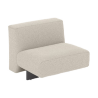 Rubelli Modular Upholstered Yak Armless Section