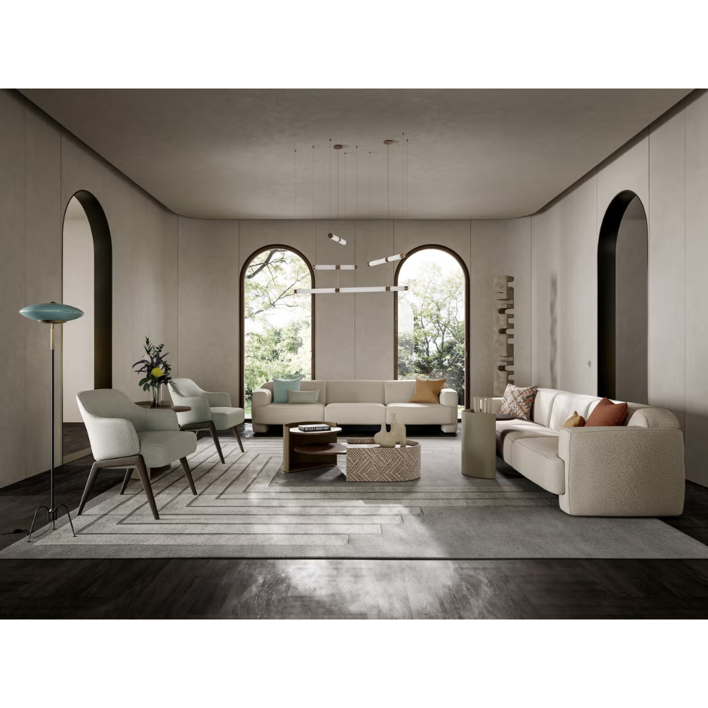 Rubelli Modular Upholstered Yak Armless Section