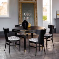 Rubelli Schola granda flower top table-3