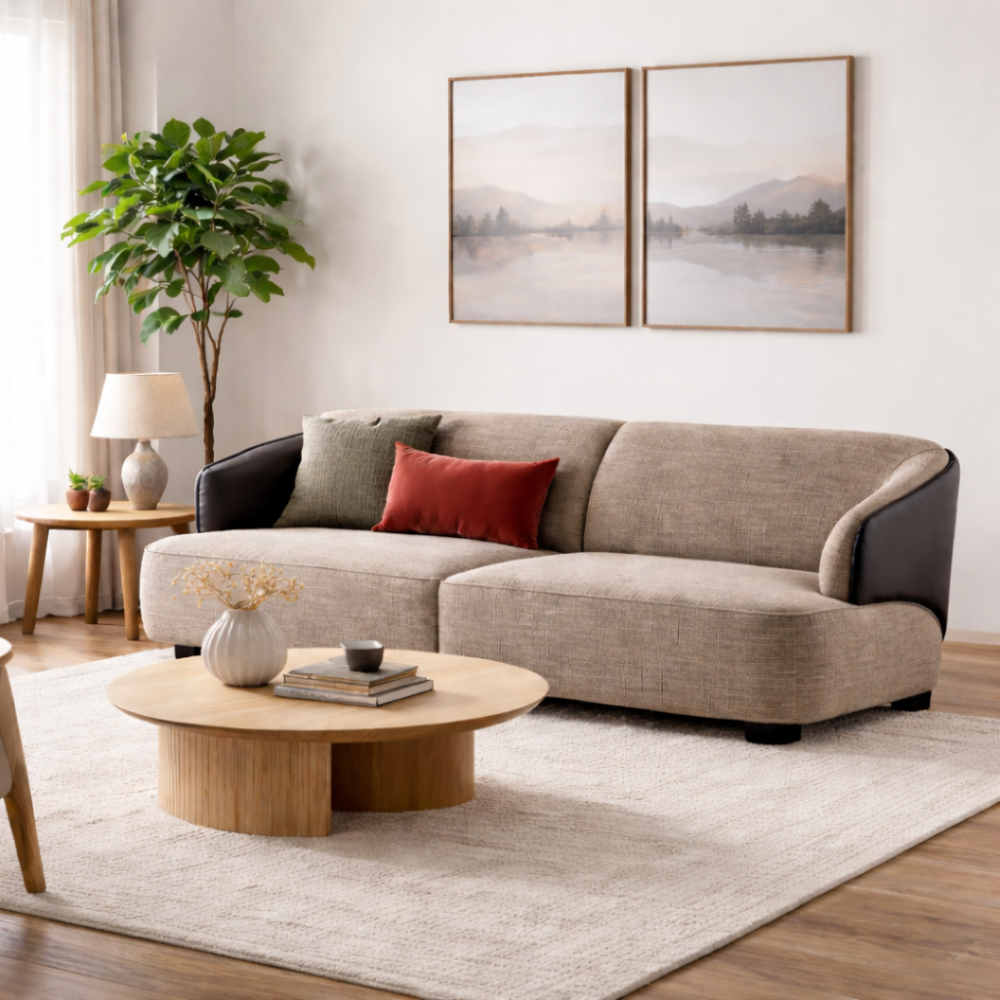 Rubelli Velor sofa 210-lake leather outside-2