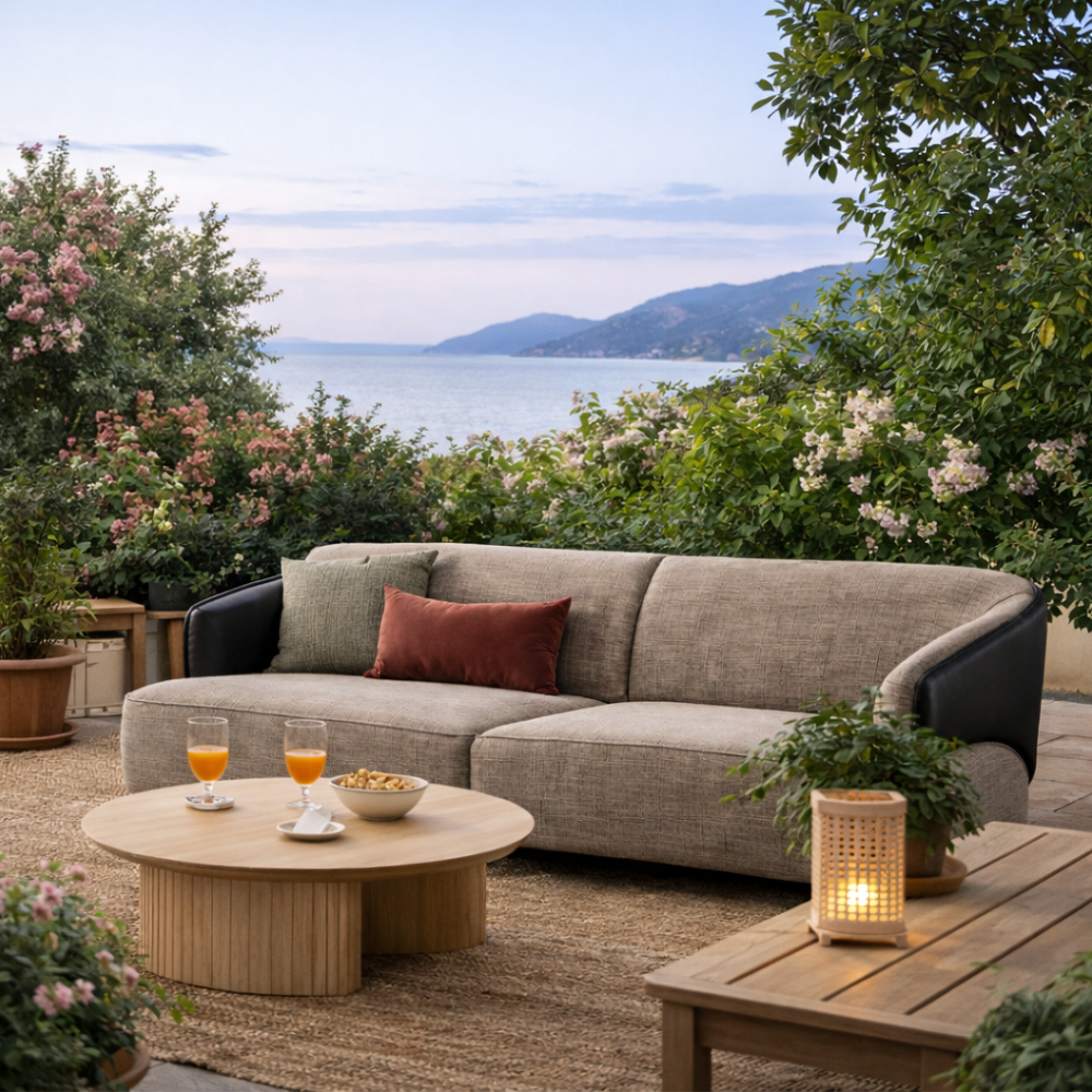 Rubelli Velor sofa 210-lake leather outside-3