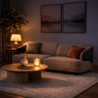 Rubelli Velor sofa 210-lake leather outside-4