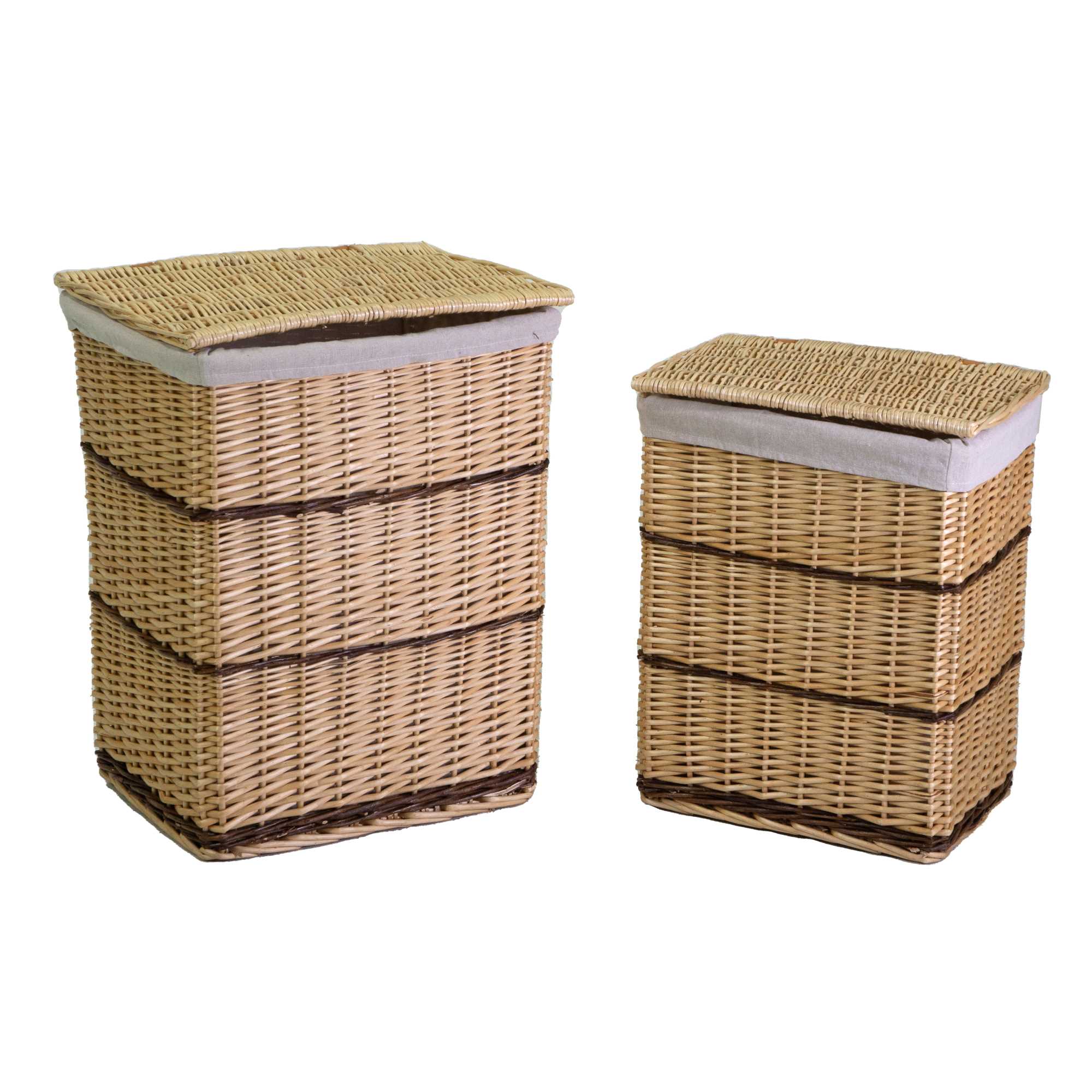 rattan laundry box