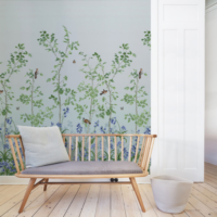 Little Greene Wallpaper Bird & Bluebell-3