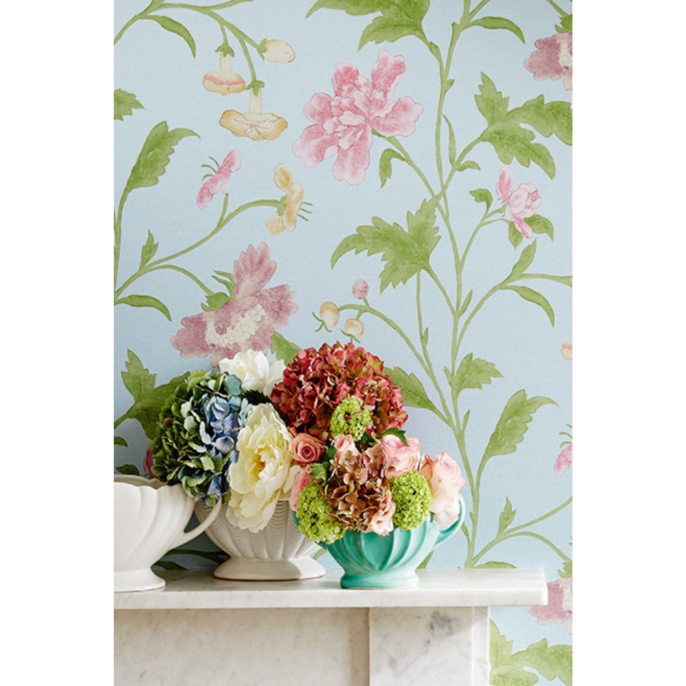 Little Greene Wallpaper China Rose-3