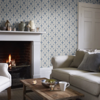 Little Greene Wallpaper Lavaliers Low Wave-2