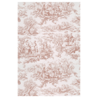 Little Greene Wallpaper Lovers' Toile Blush