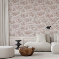 Little Greene Wallpaper Lovers' Toile Blush_3