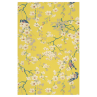 Little Greene Wallpaper Massingberd Blossom Yellow