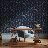 Little Greene Wallpaper Millefleur Knight_3