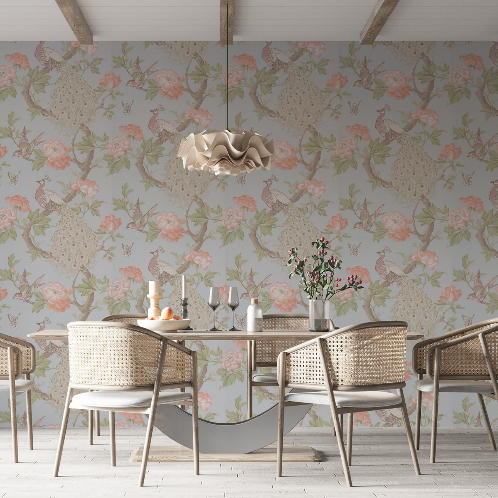 Little Greene Wallpaper Pavona Pearle_2
