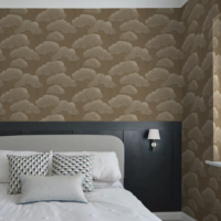 Little Greene Wallpaper Pines Golden Pine_1